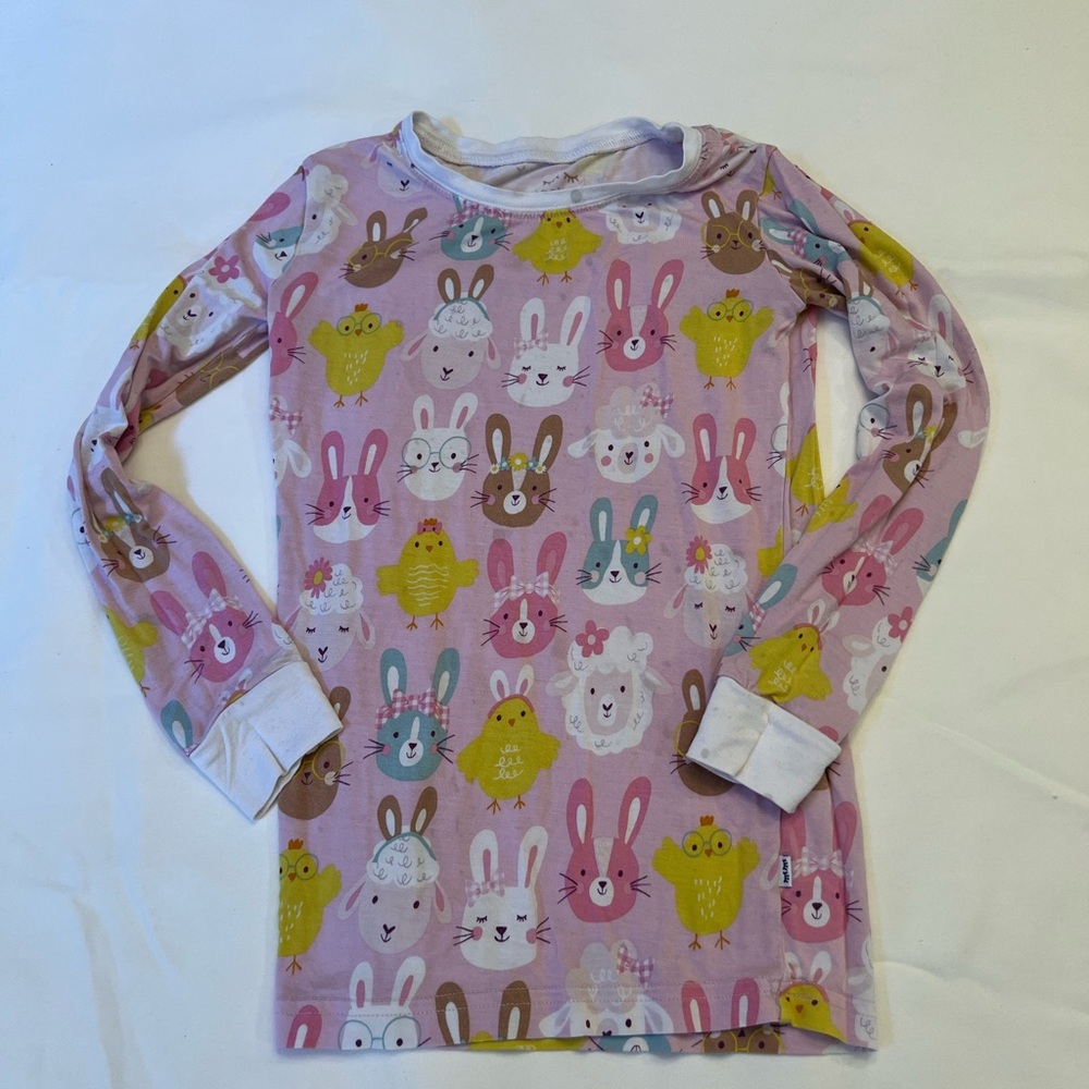Little Sleepies Multicolor Bunny Long Sleeve pajama set